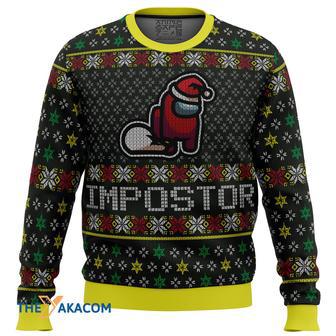 Impostor Among Us Gift For Fan Anime Christmas Ugly Sweater | Favorety UK