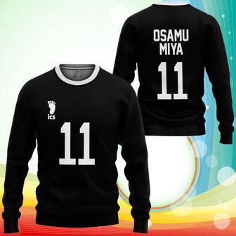 Inarizaki Osamu Miya Sweatshirt Uniform Number Haikyuu Anime Printed Sweaters | Favorety CA