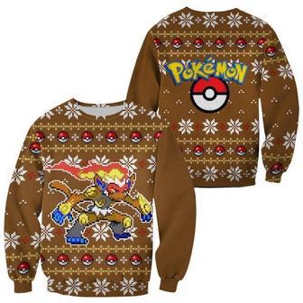 Infernape Pokemon Xmas Ugly Christmas Knitted Sweater | Favorety UK