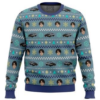 Initial D Takumi Fujiwara Ugly Christmas Sweater | Favorety