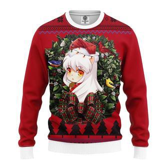 Inuyasha Cute Anime Ugly Christmas Sweatshirt | Favorety CA