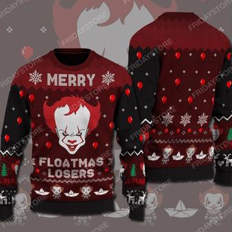 IT Ugly Sweater Horror Movies Merry Floatmas Losers Sweater | Favorety CA