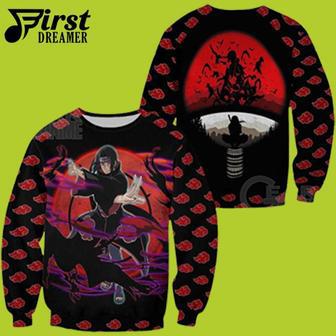 Itachi Akatsuki Ugly Christmas Sweater Custom Naruto Akatsuki Anime Akatsuki Christmas Sweater | Favorety AU