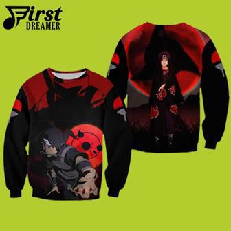 Itachi Sharingan Eyes Ugly Christmas Sweater Akatsuki Naruto Anime Akatsuki Sweater - The First | Favorety