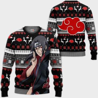 Itachi Uchiha Akatsuki Anime Ugly Christmas Knitted Sweater | Favorety CA