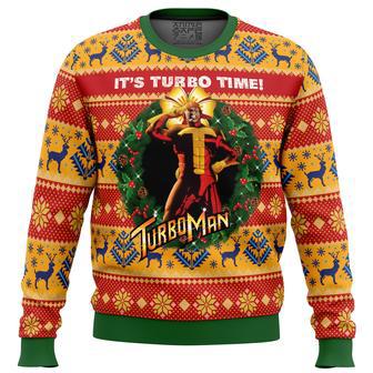 It's Turbo Time Turbo Time Ugly Christmas Sweater | Favorety