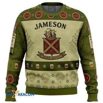 Jameson Irish Whiskey Gift For Fan Anime Christmas Ugly Sweater | Favorety UK