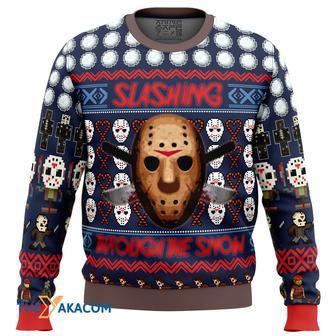 Jason Vorhees Friday the Gift For Fan Anime Christmas Ugly Sweater | Favorety AU