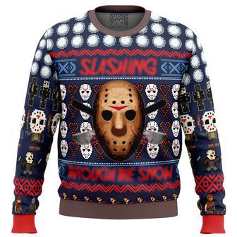 Jason Vorhees Friday the Ugly Christmas Sweater | Favorety CA