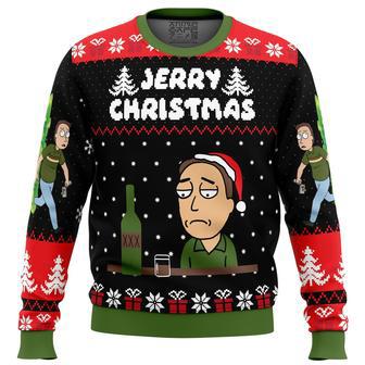 Jerry Christmas Rick and Morty Ugly Christmas Sweater | Favorety DE