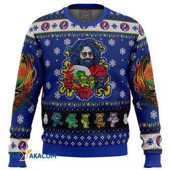 Jerry Garcia Grateful Dead Gift For Fan Anime Christmas Ugly Sweater | Favorety CA