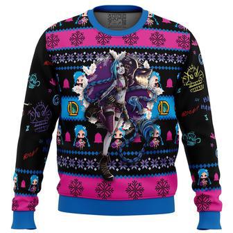 Jinx League of Legends Ugly Christmas Sweater | Favorety AU