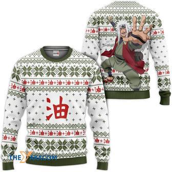 Jiraiya Custom Gift For Fan Anime Christmas Ugly Sweater | Favorety CA