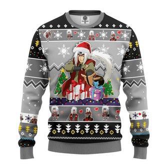 Jiraiya Naruto Anime Christmas Ugly Christmas Sweater | Favorety UK