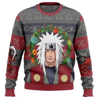 Jiraiya Naruto Ugly Christmas Sweater | Favorety AU