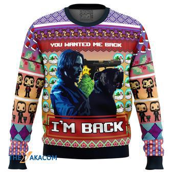 John Wick Gift For Fan Anime Christmas Ugly Sweater | Favorety DE