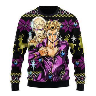 Jojo Giorno Ugly Christmas Sweater Anime Xmas Gift | Favorety CA