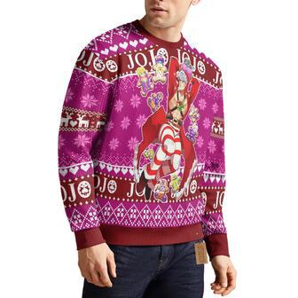 JoJo s Bizarre Adventure Jonathan Joestar Ugly Christmas Sweater | Favorety