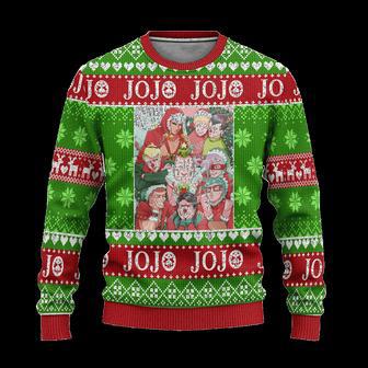 JoJos Bizarre Adventure Anime Ugly Christmas Sweater Custom Xmas Gift | Favorety DE