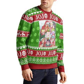 JoJo's Bizarre Adventure Ugly Christmas Sweater | Favorety AU