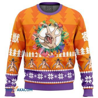 Jolly Parasitic Beasts Gift For Fan Anime Christmas Ugly Sweater | Favorety