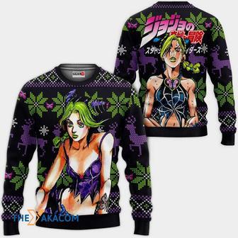 Jolyne Cujoh JJBA Custom Gift For Fan Anime Christmas Ugly Sweater | Favorety DE