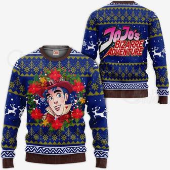 Jonathan Joestar Ugly Christmas Jojo's Bizarre Adventure Anime Knitted Sweater | Favorety AU