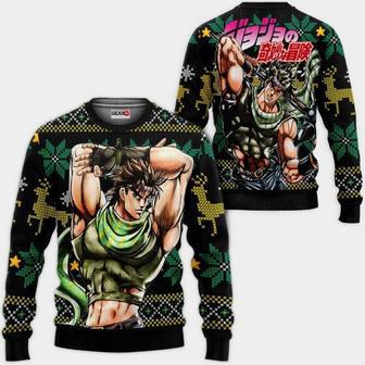 Joseph Joestar Jjba Anime Xmas Ugly Christmas Knitted Sweater | Favorety AU