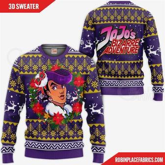 Josuke Higashikata Ugly Christmas Sweater JoJo's Anime Xmas | Favorety CA