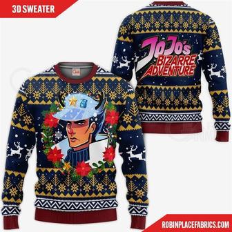 Jotaro Kujo Ugly Christmas Sweater JoJo's Anime Xmas | Favorety