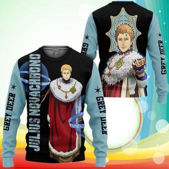 Julius Novachrono Sweatshirt Black Clover Anime Printed Sweater | Favorety