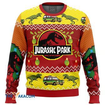 Jurassic Park Custom Gift For Fan Anime Christmas Ugly Sweater | Favorety UK