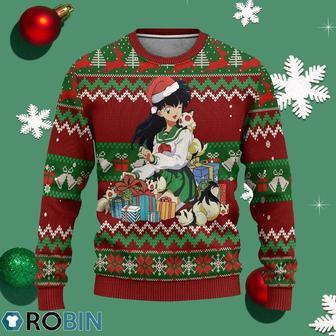 Kagome Ugly Christmas Sweater Inuyasha Anime Xmas Gift | Favorety