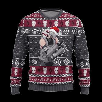 Kakashi Anbu Ugly Christmas Sweatshirt Naruto Anime Xmas Gift | Favorety CA