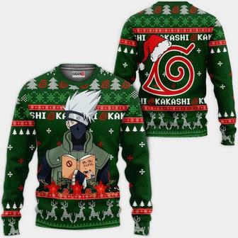 Kakashi Nrt Anime Xmas Ugly Christmas Knitted Sweater | Favorety CA