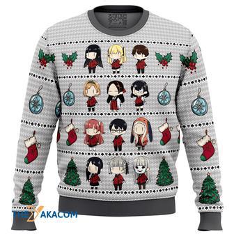 Kakegurui Chibi Gamblers Gift For Fan Anime Christmas Ugly Sweater | Favorety UK