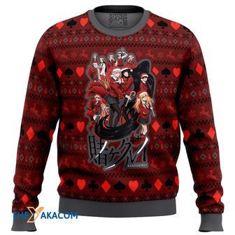 Kakegurui Hyakkaou Private Academy Gift For Fan Anime Christmas Ugly Sweater | Favorety AU