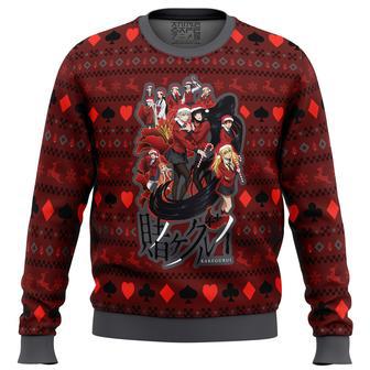 Kakegurui Hyakkaou Private Academy Ugly Christmas Sweater | Favorety UK