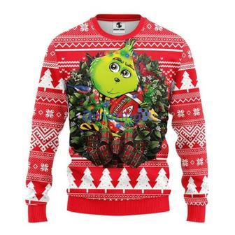 Kansas City Grinch Christmas Ugly Wool Sweater Christmas Gift For Kid Adult | Favorety