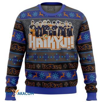 Karasuno High Haikyuu Gift For Fan Anime Christmas Ugly Sweater | Favorety