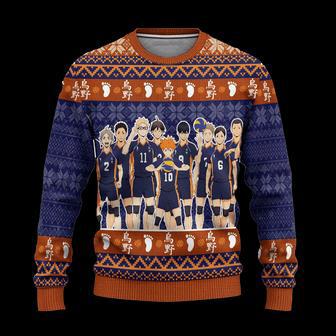 Karasuno High Ugly Christmas Sweatshirt Haikyuu Anime Xmas Gift | Favorety AU