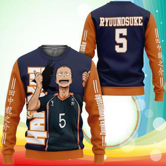 Karasuno Tanaka Ryuu Sweatshirt Haikyuu Anime Sweater | Favorety CA