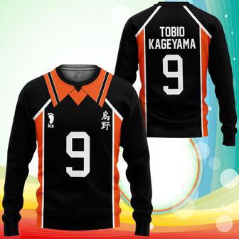 Karasuno Tobio Kageyama Uniform Sweatshirt Num Haikyuu Anime | Favorety