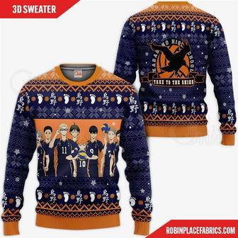 Karasuno Ugly Christmas Sweater Haikyuu Anime Xmas Shirt | Favorety AU