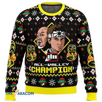 Karate Kid Christmas Custom Gift For Fan Anime Christmas Ugly Sweater | Favorety