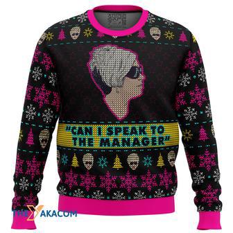 Karen Talks to Manager Meme Gift For Fan Anime Christmas Ugly Sweater | Favorety