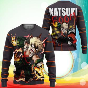 Katsuki Bakugo Sweatshirt Dynamight My Hero Academia Anime Printed Sweater | Favorety UK