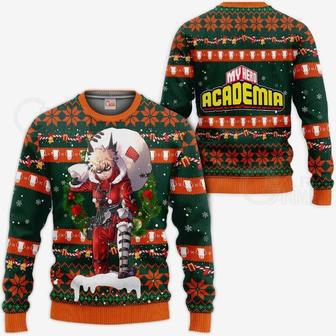 Katsuki Bakugo Ugly Christmas MHA Anime Xmas Knitted Sweater | Favorety DE