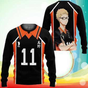 Kei Tsukishima Karasuno Sweatshirt Shirts Haikyuu Anime Costume | Favorety CA