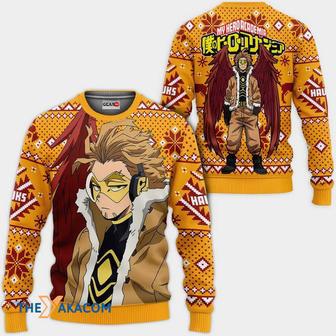 Keigo Takami Anime My Hero Academia Custom Gift For Fan Anime Christmas Ugly Sweater | Favorety AU